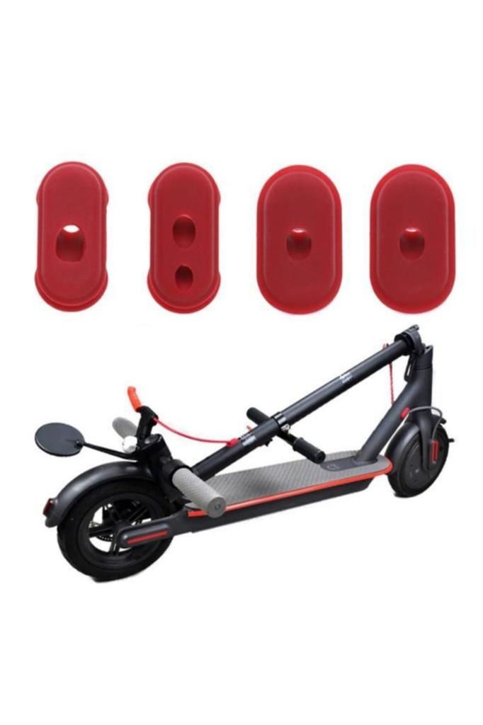 M365/pro Elektrikli Scooter Için 4 Adet Kauçuk Kablo Delik Tapası